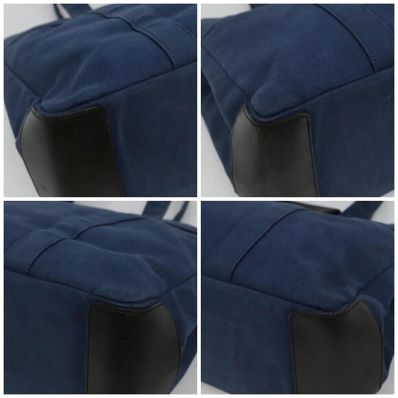 BURBERRY Blue Label Tote Bag Canvas Blue Auth ti2869 - Picture 15 of 16